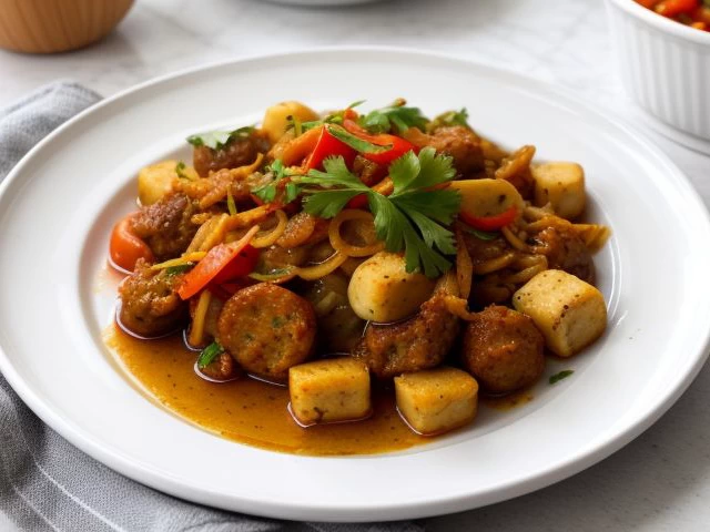 Cooked Food on White Ceramic Plate olives