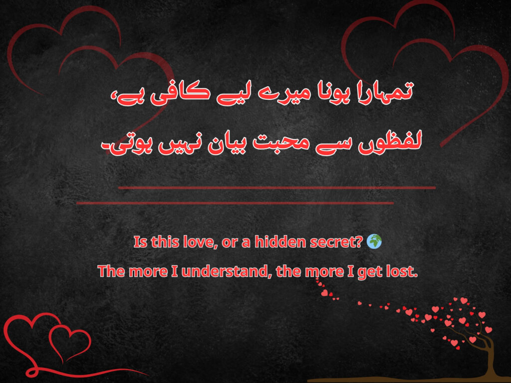 Emotional shayari expressing the depth of heart-touching gazes. 